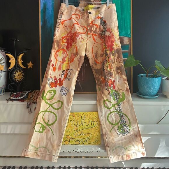 Artistic Multicolor Chinos 36" - Picture 3 of 11